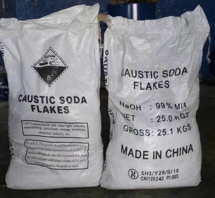 China Las escamas del hidróxido de sodio GB209-2006/la soda cáustica forma escamas grado industrial proveedor