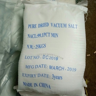 China Sal secada pura comestible purificada 99,5% del vacío para el aditivo alimenticio/la sal de tabla proveedor