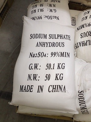 Subproducto el 99% viscoso anhidro blanco del sulfato de sodio del polvo para la industria textil